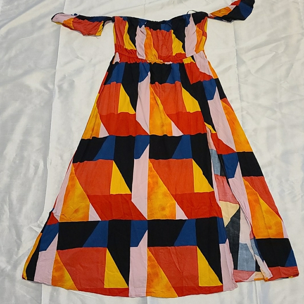 Off the shoulder maxi dress